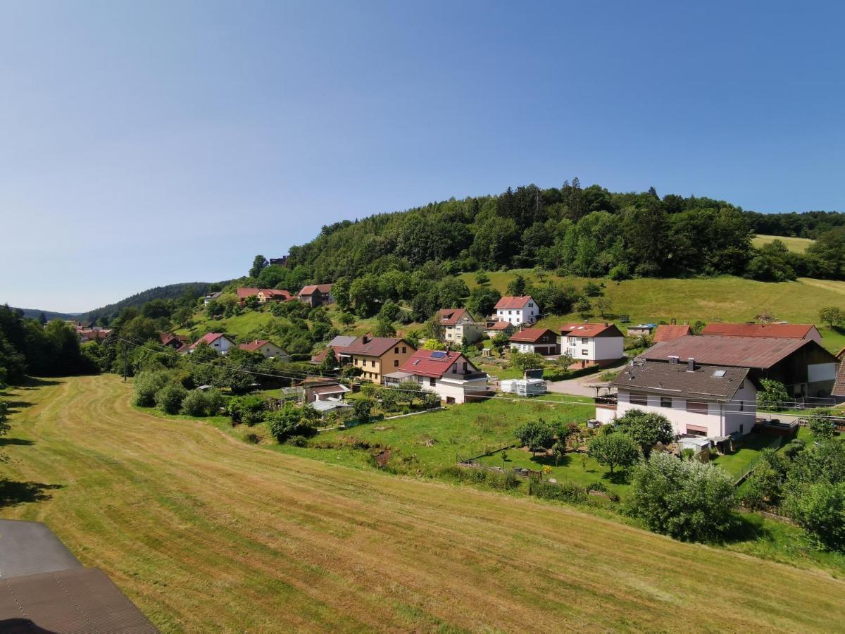 Hotel Gruener Baum Mit Restaurant & Wellness Oberzent Esterno foto