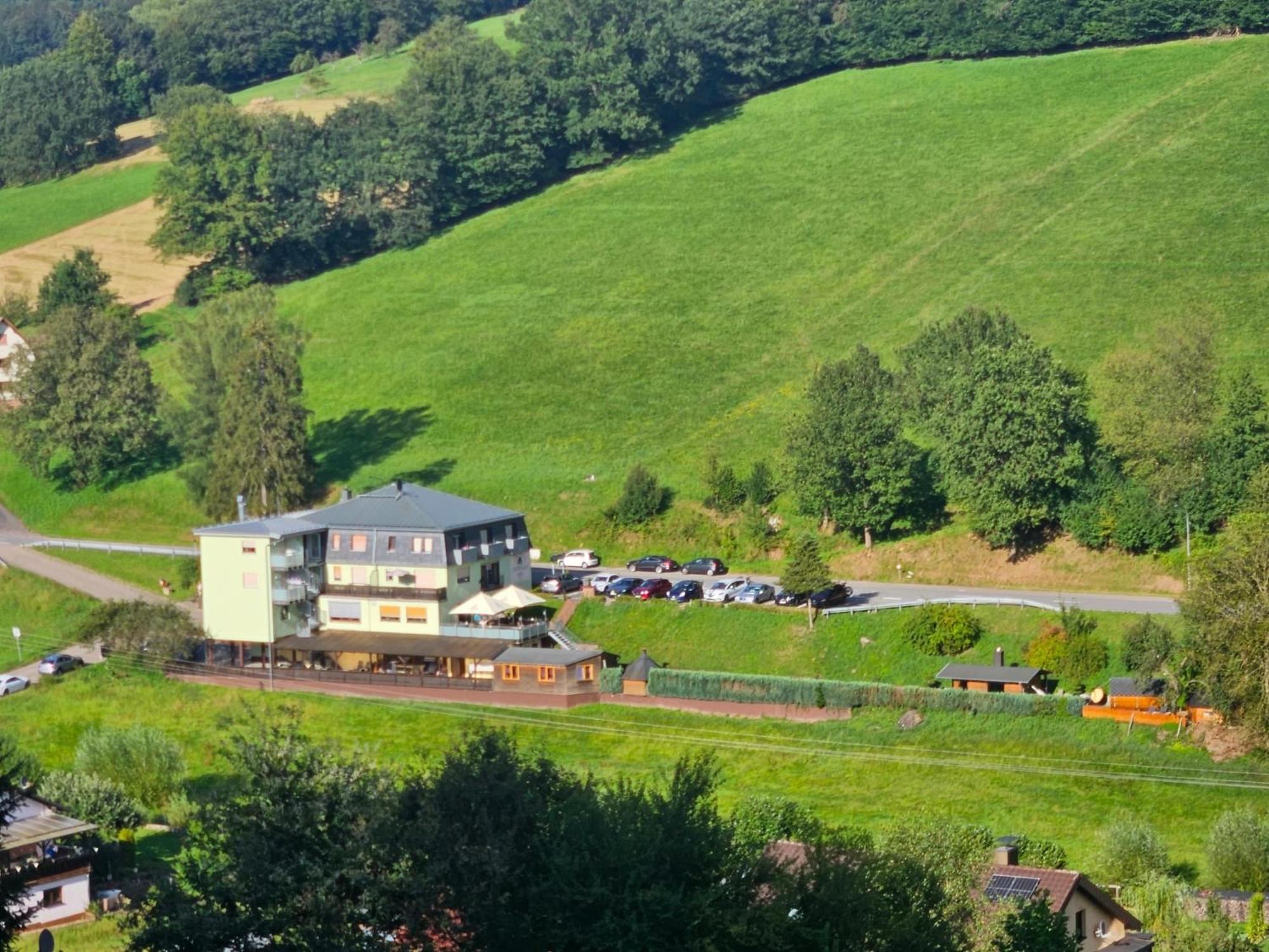 Hotel Gruener Baum Mit Restaurant & Wellness Oberzent Esterno foto